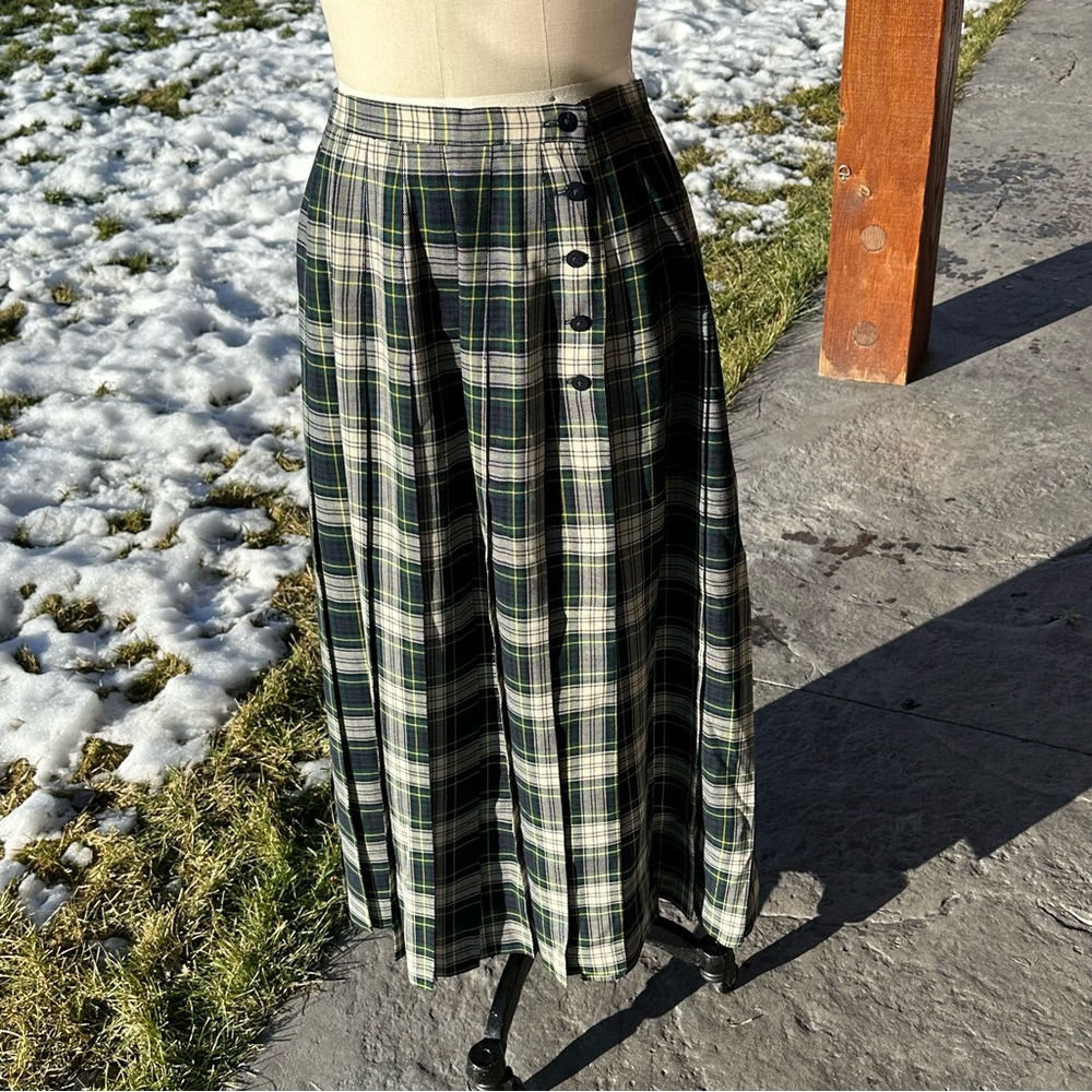 Anne Freedberg Pleated Skirt Sz 14